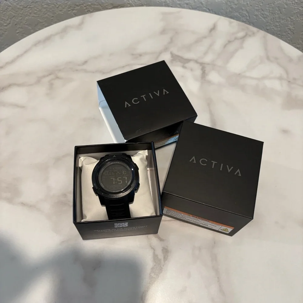 Activa X Invicta Digital Men's Watch - 45mm, Black NWT